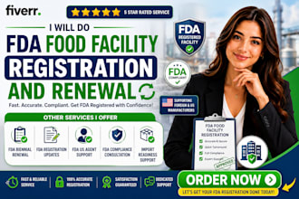 do fda food facility registration and renewal