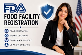 do fda food facility registration renewal and compliance support