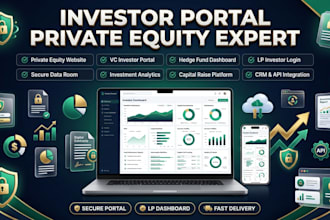 vc private equity crowdfund angel investor portal hedge fund dashboard website