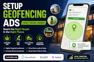 setup geofencing ads cbd ads real estate ads geo cannabis ads
