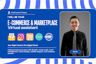 be your e commerce and marketplace virtual asisstant