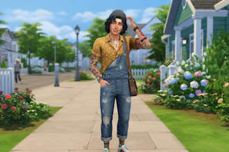 create sims 4 cc clothing, accessories, characters,  hairs, sims 4 mods, 3d mesh