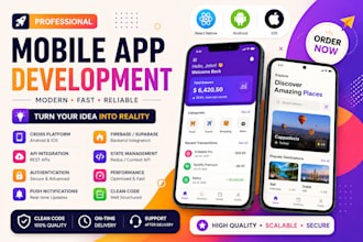 build a react native app for android and ios