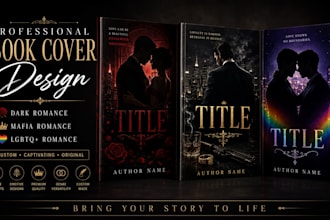 design a dark mafia, lgbtq, or steamy romance book cover
