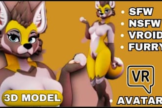draw amazing art for your furry character or nsfw