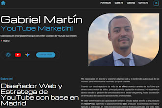 design a professional portfolio website