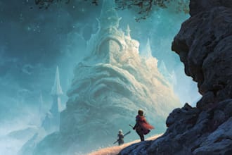 create a premium custom fantasy cover