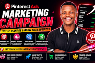 setup pinterest ads marketing campaign manager or snapchat ads campaign