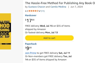 publish your book on KDP, ingramspark, and audible acx