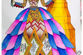 design the best fashion illustration