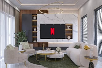 functional interior design for your home space, apartment internal cgi rendering