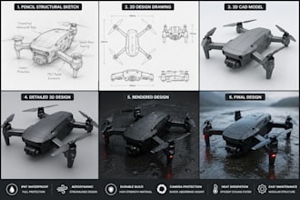 do design drone products uav enclosures industrial cad from idea manufacturing