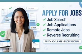 apply for jobs, job application, job search, job hunt job app by reverse recruit