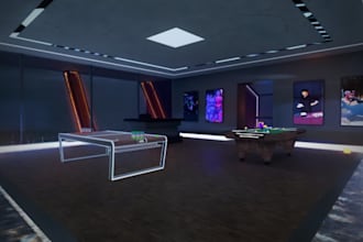 design custom vrchat world, udon, vrc maps, metaverse world, 3d environment