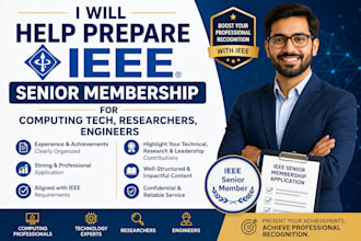 help prepare ieee senior membership for computing tech, researchers, engineers