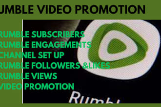 do rumble video promotion