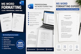 do professional microsoft word formatting