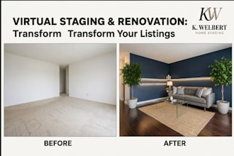 do affordable virtual home staging and virtual renovation
