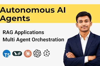 build autonomous ai agent, rag application and ai chatbots