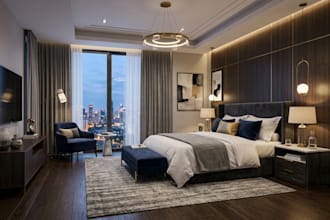 design 3d bedroom interior