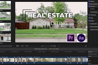 edit real estate property walkthrough videos professionally