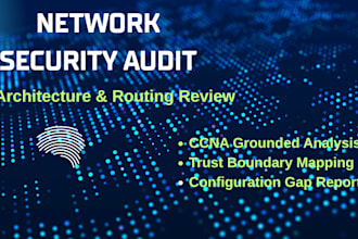 review your network architecture and perform security compliance audit