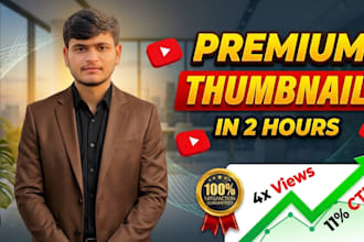 create a professional level attractive thumbnais