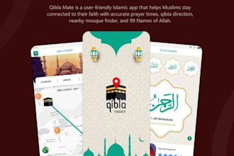 develop islamic app, dua app, hajj app, clone muslim pro, qibla finder