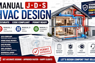 engineer permit ready hvac systems using acca manual j d s