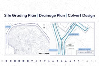 site grading plan drainage and culvert design