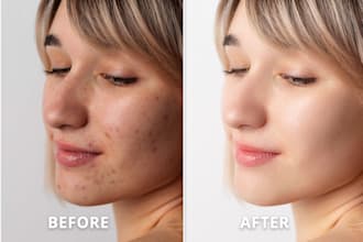 image retouching, readshot enhancement, photo clean up