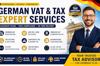 handle amazon fba vat, german vat return and tax consulting