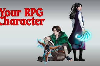 your dungeon and dragons character bust to ful body