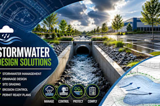 design swppp, stormwater management plans, and erosion control drawings