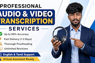 do accurate audio transcription and video transcription