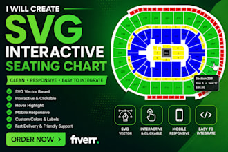 create svg interactive seating charts