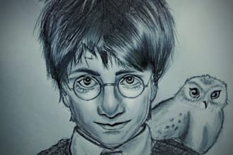 draw a realistic pencil potrait from your photo
