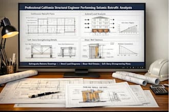 prepare seismic structural calculation report and code compliance review