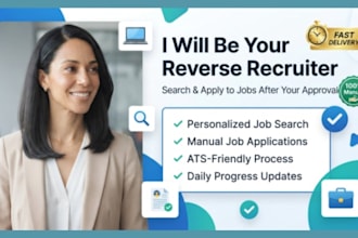 be your reverse recruiter, apply to jobs after your approval