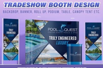 design custom trade booth exhibition stands and trade show displays