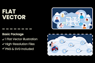 draw vector illustrations and unique graphics