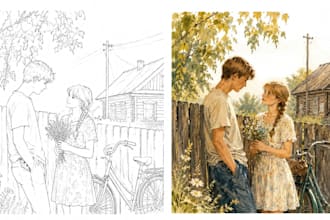 hand drawn watercolor book illustration hand drawn watercolor illustration