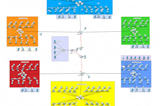 provide expert cisco packet tracer lab design and configuration