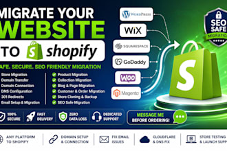 migrate shopify website transfer domain connect godaddy wix website migration