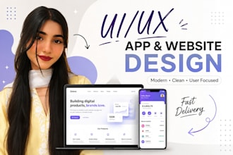 design premium web and mobile app UI UX with figma