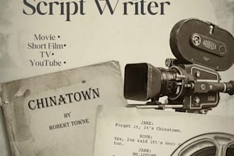 write engaging youtube TV film scripts in english or hindi,translator,subtitle