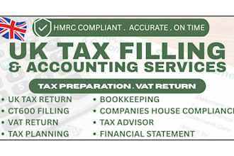 do UK tax filling accounting services tax preparation vat return