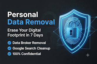 remove your personal information from 100 data broker site, google within 7days
