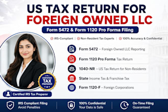do USA tax return for foreign owned llc 5472 and 1120
