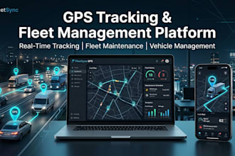 design gps tracking, fleet maintenance and vehicle management platform
